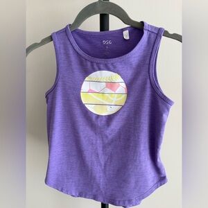 DSG Girls Purple Lavender Tank size Small 8